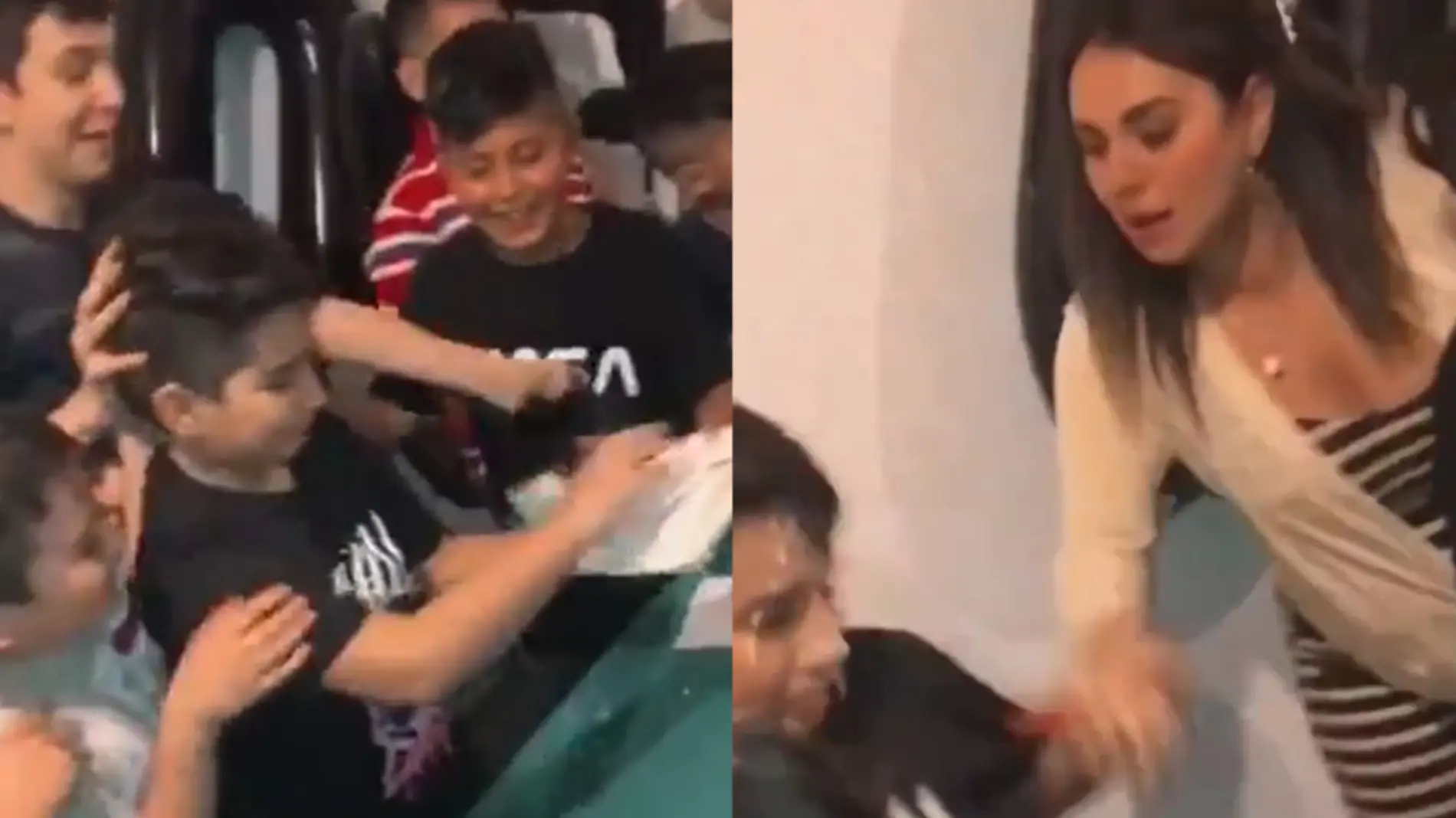 Niño finge desmayo en su cumpleaños, espanta a su mamá